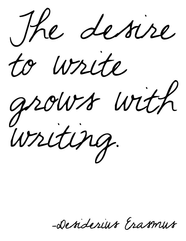 the desire to write