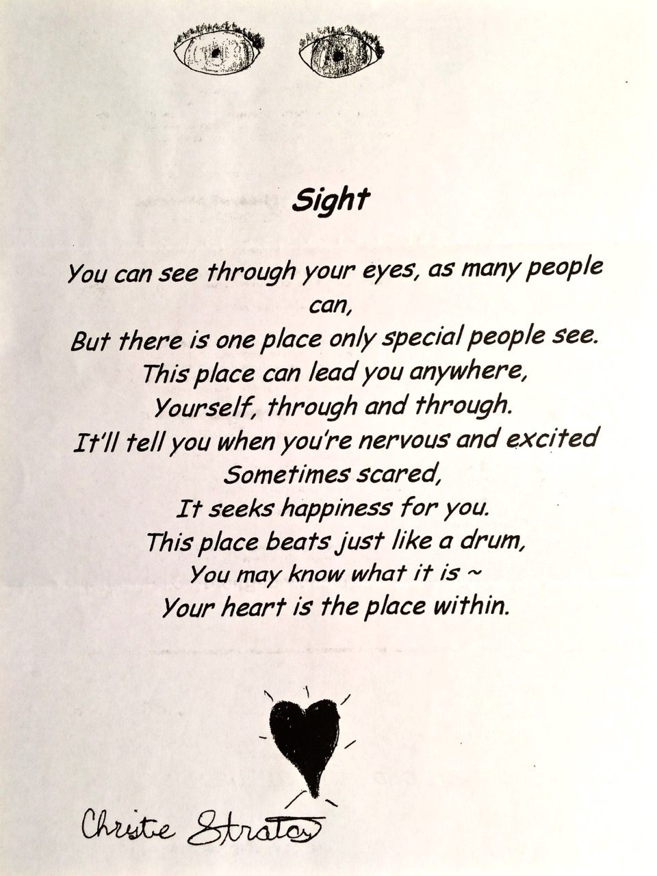 Sight poem