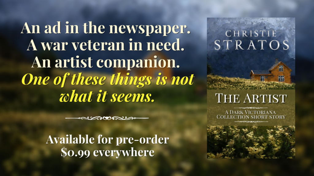 The Artist by Christie Stratos pre-order graphic