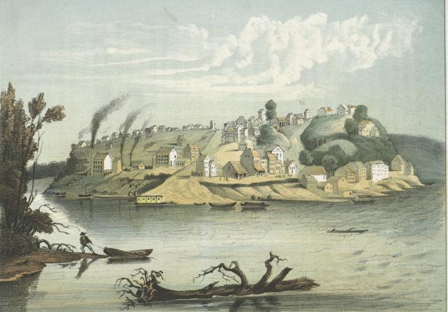 Keokuk in the mid-1800s