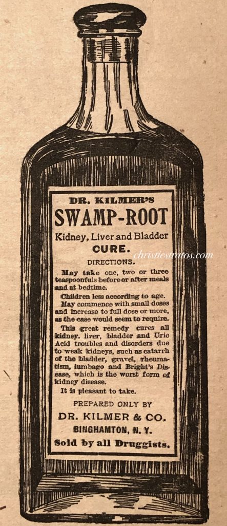 Dr. Kilmer's Swamp Root magazine advertisement